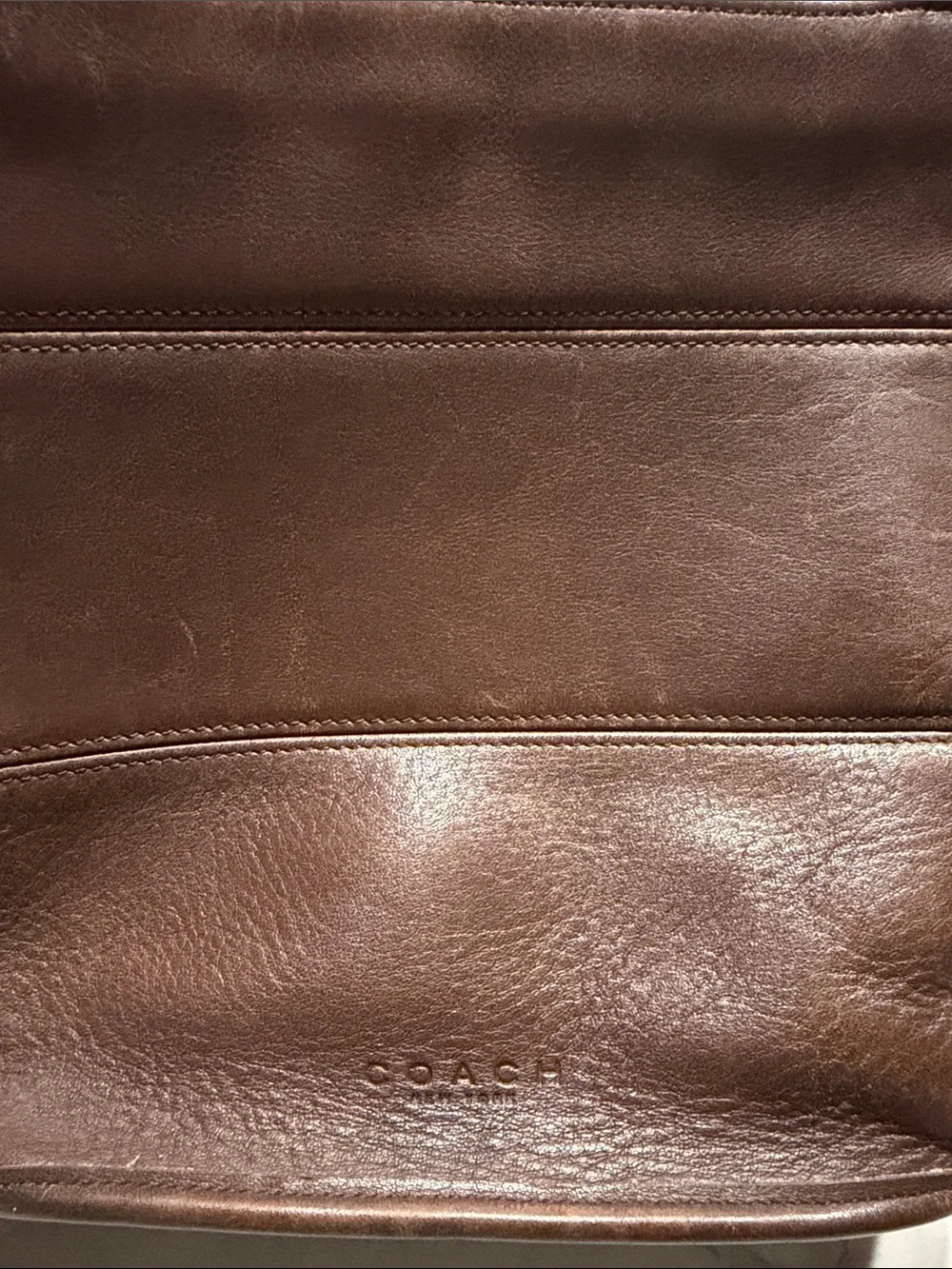 Coach Vintage Leather Shopper Tote